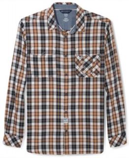 Rocawear Shirt, Long Sleeve Promo Plaid Shirt   Casual Button Down Shirts   Men