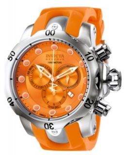 Invicta Watch, Mens Swiss Chronograph Reserve Bolt Orange Silicone Strap 50mm 1227   Watches   Jewelry & Watches