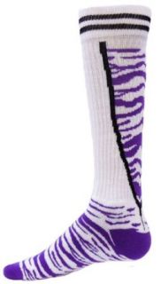 Red Lion Top Cat Athletic Socks WHITE/PURPLE/BLACK 9 11 (NOT SHOE SIZE SEE SIZE CHART): Clothing