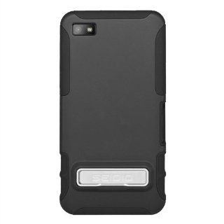 Seidio CSK3BBZ10K BK Case with Metal Kickstand for BlackBerry Z10   1 Pack   Retail Packaging   Black: Cell Phones & Accessories