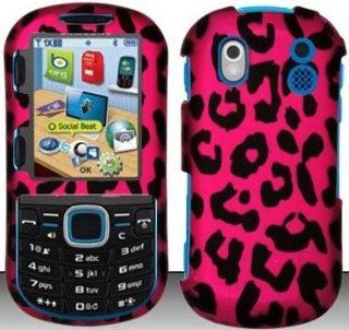 TRENDE   Pink Leopard Hard Snap On Case Cover Faceplate Protector for Samsung Intensity 2 U460 + Free Texi Gift Box: Cell Phones & Accessories