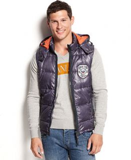 Armani Jeans Vest, Hooded Puffer   Coats & Jackets   Men