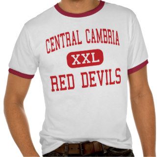 Central Cambria   Red Devils   Middle   Ebensburg Tee Shirts