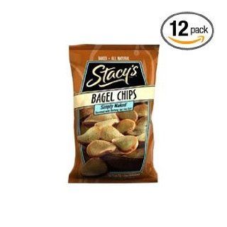 Stacy's Bagel Chips, Simply Naked, 8 Ounce Bags (Pack of 12) ( Value Bulk Multi pack): Health & Personal Care