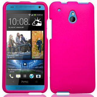 Pink Hard Case Cell Phone Cover for HTC One Mini + Keychain Tool Cell Phones & Accessories