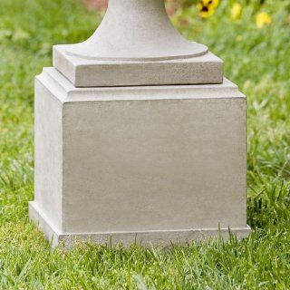 Campania International Classic Short Pedestal For Cast Stone Garden Statue   PD 169 AL : Yard Art : Patio, Lawn & Garden