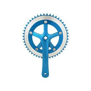 CRANKSET TRACK ACTION PRO 170MM 48T BLUE : Bike Cranksets And Accessories : Sports & Outdoors