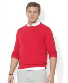 Polo Ralph Lauren Big and Tall Half Zip Cable Knit Tussah Silk Sweater   Sweaters   Men