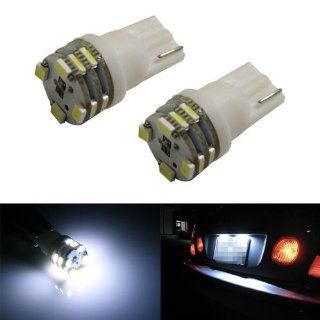 iJDMTOY 12 SMD 168 194 2825 T10 LED License Plate Light Bulbs, Xenon White: Automotive