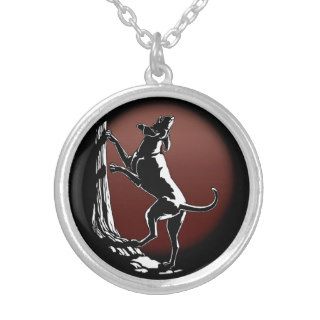 Hound Dog Necklace  Hunting Dog Art Jewelry Gifts