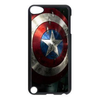 Custom Captain America Hard Back Cover Case for iPod touch 5th IPH168: Cell Phones & Accessories
