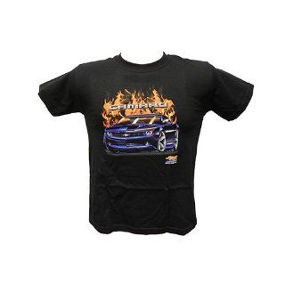 Childrens Chevrolet Camaro With Flames Black Tee Shirt Xs Tdc167y  Sports Related Merchandise  Sports & Outdoors