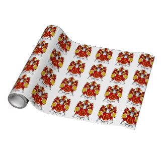 Bukowski Family Crest Gift Wrapping Paper