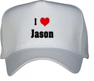 I Love/Heart Jason White Hat / Baseball Cap Clothing