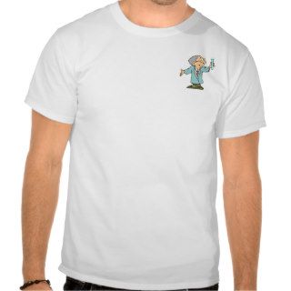 Happy Scientist Chemist Cartoon T shirt