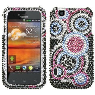 Jewel Rhinestone Diamond Case Protector Cover (Bubbles) for LG myTouch 4G E739 LG Maxx Touch T Mobile: Cell Phones & Accessories