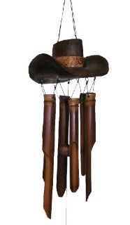 Cohasset 154 Cowboy Hat Wind Chime : Western Wind Chimes : Patio, Lawn & Garden