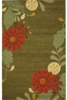 Martha Stewart Living&#153 Picture Book Floral Area Rug   4'x6', Pup Tent  