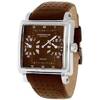 Stuhrling Original Men's 149A.3315K59 Lifestyle 'Manchester' Dual Time Regulator Watch: Watches