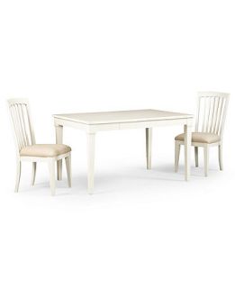 Sanibel Dining Room Furniture, 3 Piece Set (Rectangular Table and 2 Side Chairs)   Furniture