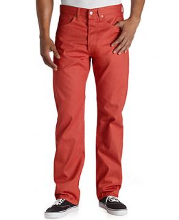 Levis 501 Original Shrink to Fit Mineral Red Jeans   Jeans   Men