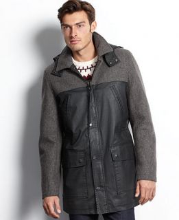 Vince Camuto Coat, Removable Hood Anorak   Coats & Jackets   Men