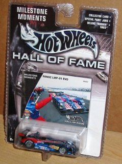 Mattel Hot Wheels 2002 Hall Of Fame 164 Scale 35th Anniversary Red & Blue Panoz LMP 01 EVO Die Cast Car Toys & Games