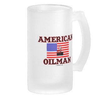 American Oilman,Beer Stein,Oil Rig,Oil,Gas, Coffee Mug