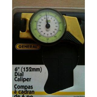 General Tools & Instruments 142 6 Inch English and Metric Plastic Dial Caliper: Home Improvement