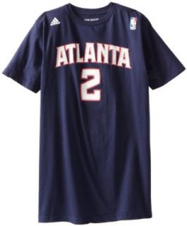 NBA Atlanta Hawks Joe Johnson #2 Name & Number T Shirt, Dark Navy  Sports & Outdoors