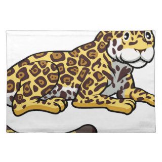 Cartoon Jaguar Cat Placemat