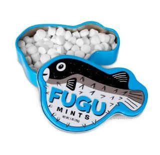 Fugu Mints!   Collectible Pufferfish Tin with 140 mints! : Breath Mints : Grocery & Gourmet Food