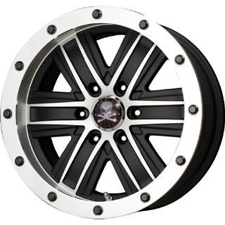 American Outlaw Curse Black Machined Face Wheel with Machined Finish (17x9"/6x139.7mm): Automotive