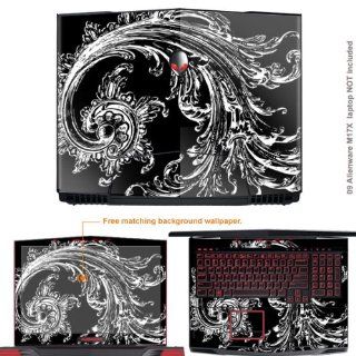Protective Decal Skin Sticker for Alienware M17X with 17.3in Screen (view IDENTIFY image for correct model) case cover 09 M17X 137: Computers & Accessories