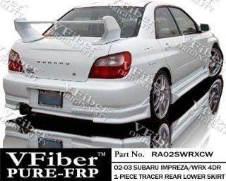 2002 2003 Subaru Impreza / WRX / STi 4dr Body Kit Tracer Rear Bumper Lip: Automotive
