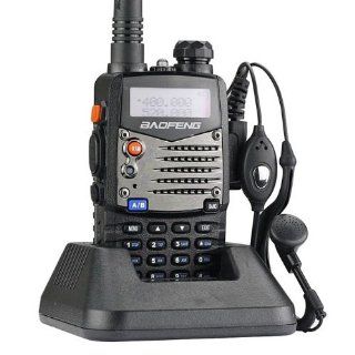 Baofeng UV5RA Ham Two Way Radio 136 174/400 480 MHz Dual Band 5W Amateur WalkieTalkie Transceiver (Black) : Car Electronics