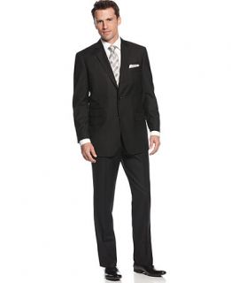 Perry Ellis Suit Comfort Stretch Black Solid   Suits & Suit Separates   Men