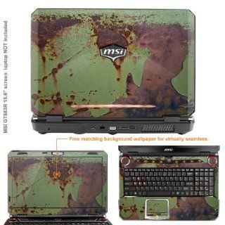 Protective Decal Skin Sticker for MSI GT683R GT683DXR with 15.6 in Screen case cover GT683R 132: Electronics