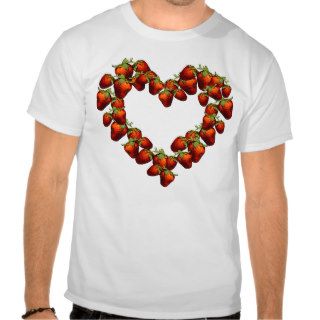 Strawberry Heart Tshirts