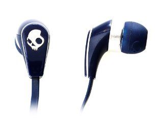 Skullcandy 50/50 In Ear Bud with In Line Microphone and Control Switch/Volume S2FFFM 131 (Navy/Chrome) (Discontinued by Manufacturer): Electronics