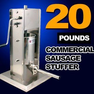 New MTN Gearsmith Commercial Deluxe Stainless Steel Sausage Stuffer 7L 20 Lbs: Grocery & Gourmet Food