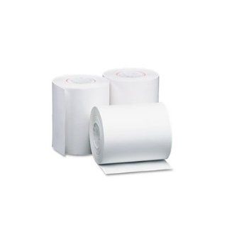 PM Company Single Ply Thermal Cash Register/POS Rolls, 4 3/8" x 127 ft., White, 50/Ctn : Art Paper Rolls : Office Products