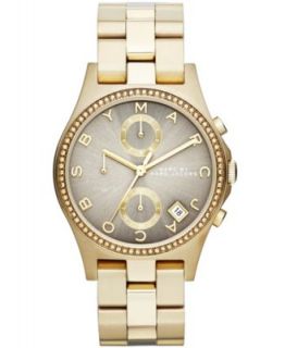 Marc by Marc Jacobs Watch, Womens Chronograph Henry Rose Gold Ion Plated Bracelet MBM3074   Watches   Jewelry & Watches