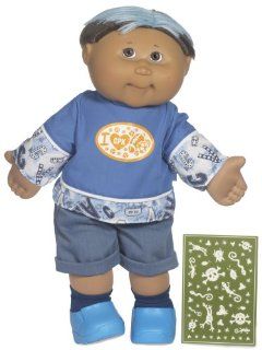 Cabbage Patch Kids 16" Feature Doll   Magic Glow Surprise Hispanic Boy in Brunette Hair: Toys & Games