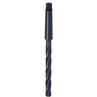 Union Butterfield T400 High Speed Steel Core Drill Bit, Black Oxide Finish, Morse Taper Shank, Spiral Flute, 118 Degree Point Angle, 1 5/8"