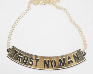 Women's Chunky Chain Enamel Hammered Geometrical Metal Statement bib Necklace(WP F117): Jewelry