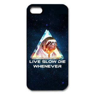 Personalized Cute Sloth Hard Case for Apple iphone 5/5S case AA117: Cell Phones & Accessories