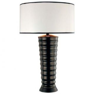 George Kovacs P116 1 066 Table Lamp Black Painted White Paper Portables    
