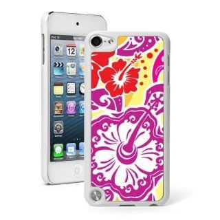 Apple iPod Touch 5th White Hard Back Case Cover 5TW116 Tropical Hibiscus Flower Design: Cell Phones & Accessories