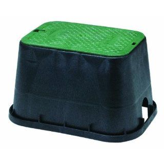 NDS 113BC Standard Series Valve Box Cover, 14 Inch by 19 Inch, Black/Green : Flush Valves : Patio, Lawn & Garden